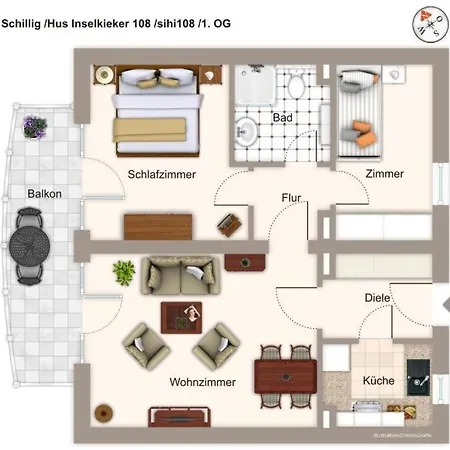 Hus Inselkieker Hus Inselkieker 108 Schillig